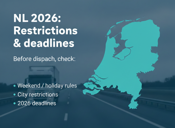 Truck Restrictions and Bans in the Netherlands 2026: Emissions, Dimensions, and Time Limits